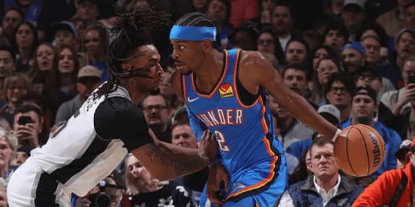 亚历山大砍下22分4篮板4助攻，已经连续111场得分20+