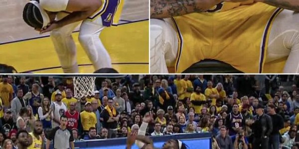 FB体育-浓眉吃铁肘坐上轮椅 并无脑震荡 湖人躲过一劫